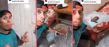 Humillan a padre por recibir donación de puerta para su casa pero él les da tremenda lección Humillan a padre por recibir donación de puerta para su casa pero él les da tremenda lección