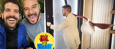 José Peláez paraliza las redes sociales con llamativa cercanía con Adolfo Aguilar de ¿Cuál es el verdadero? José Peláez sorprende a fans con foto junto a Adolfo Aguilar de '¿Cuál es el verdadero?'