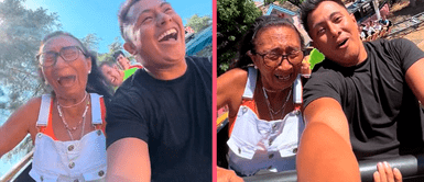 Joven sube con engaños a su madre a infartante montaña rusa y explota las redes: “Voy a llevar a mi suegra” Joven sube con engaños a su madre a infartante montaña rusa y explota las redes: “Voy a llevar a mi suegra”