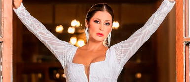 Karla Tarazona apuesta por el vanguardismo y la elegancia con audaz look con detalles patrios Karla Tarazona revela cómo llevar al Perú en el corazón con imponente look vanguardista