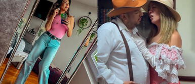 Cathy Sáenz con vibrante look Cathy Sáenz sepulta a Ricardo Mendoza con un vibrante look que revela la tendencia del patchwork
