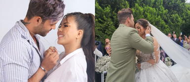 Estrella Torres vestido de novia Estrella Torres deslumbra como una princesa de cuentos de hadas con majestuoso vestido de novia