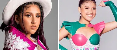 Milena Warthon se adueña del Estadio Nacional con una sensacional pollera y botas bicolor Milena Warthon se adueña del Estadio Nacional con una sensacional pollera y botas bicolor