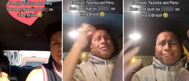 Taxista peruano llora porque su novia se va del país: "Por favor, no te vayas" Taxista peruano llora porque su novia se va del país: "Por favor, no te vayas"