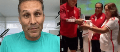 Paolo Guerrero y su emotiva reacción con la presidenta Dina Boluarte. Leao Butrón lanza FUERTE mensaje tras ver a Paolo Guerrero con camiseta de Dina Boluarte
