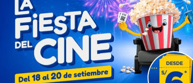 Así puedes ver cualquier película a solo 6 soles y en todos los cines. ¡Entradas del cine a S/ 6! Así puedes ver cualquier película con un precio de infarto