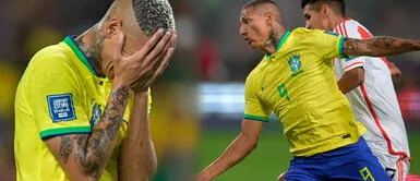 El delantero de Brasil no anotó en la fecha doble de la Elimiantoria al Mundial 2026 Jugó contra Perú y no hizo gol ni al arcoíris: Brasileño quiere ir al psicólogo tras pésimo momento
