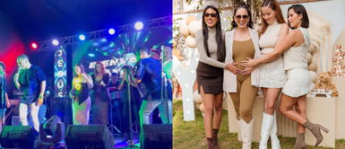 Gianella Marquina y Melissa Lobatón la rompen en el baby shower de su mamá con elegantes botas XL Gianella y Melissa Lobatón la rompen con sus looks en picante baile en baby shower de Melissa Klug