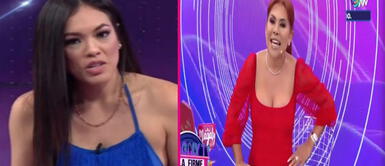 Magaly Medina se cansó de escuchar a Jazmín Pinedo Magaly Medina no soporta la opinión de Jazmín Pinedo a favor de Aldo Miyashiro y la manda a callar EN VIVO: “Tápenle la boca”