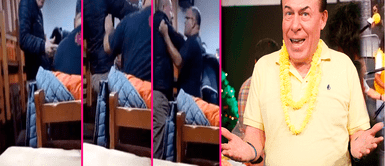 El humorista Enrique Espejo salió en defensa de una mujer 'Yuca' de 'JB en ATV' se lanza en defensa de una mujer que era agredida y se agarra a puñetes con otro hombre