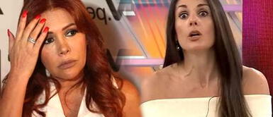 Rebeca Escribens vs Magaly Medina Rebeca Escribens se defiende y hace el pare a Magaly Medina