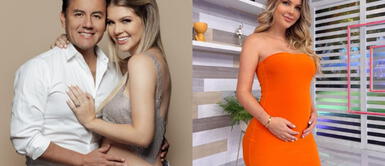 Brunella Horna vestido Brunella Horna inmortaliza su avanzado embarazo con un majestuoso vestido de tul en look artístico