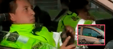 En plena siesta: Dos policías fueron captados durmiendo en su patrullero en estado de emergencia En plena siesta: Dos policías fueron captados durmiendo en su patrullero en estado de emergencia