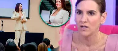 Gigi Mitre y Rosángela Espinoza ¿Conferencista? Gigi Mitre respalda a Rosángela Espinoza: "Me parece bien"