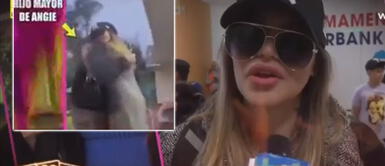Angie Jibaja y su hijo mayor Angie Jibaja tiene emotivo encuentro con su hijo mayor en Chile
