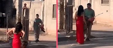 Padre albañil rompe en llanto al ver a su amada hija con vestido de graduación Padre albañil rompe en llanto al ver a su amada hija con vestido de graduación: "No quería ensuciarla"