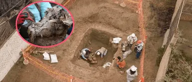 Obreros peruanos encuentran preciado tesoro prehispánico en Carabayllo Obreros peruanos encuentran preciado tesoro prehispánico en Carabayllo