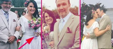La fotografía de sus padres pegadas en su bouquet ha conmovido a miles ¡Increíble boda! La humorista Patricia Portocarrero da el gran paso y se casa a lo grande con su novio Fabrizio Lava