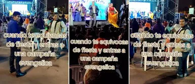 Peruano se hace viral al equivocarse de fiesta: termina ingresando a una reunión evangélica Peruano se hace viral al equivocarse de fiesta: termina ingresando a una reunión evangélica