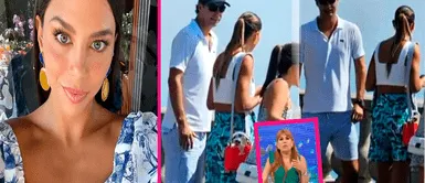 Magaly Medina calificó de sospechosa la relación entre Alondra García Miró y Fernando Moreno ¿Por qué el adinerado novio de Alondra García Miró no la besa, no le da la mano y no es caballeroso con ella?: “Son dos extraños”