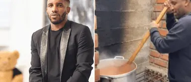 Jefferson Farfán pasa inesperados momentos en la casa de 'Cuto'. De los lujos en Arabia a 'recursearse' en la cocina de 'Cuto': Jefferson Farfán se busca los chibilines