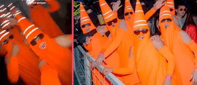 Mejores amigas se disfrazan de cono y ganan concurso por Halloween Mejores amigas se disfrazan de cono y ganan concurso por Halloween: "Quiero ser una de ellas"