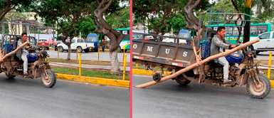 Peruano deja en shock a todo TikTok tras reemplazar llanta de su vehículo por un palo de madera Peruano dejó en shock a todo TikTok tras reemplazar llanta de su vehículo por un palo de madera