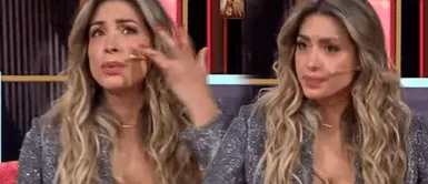 Milett Figueroa se quiebra en programa 'LAM' Milett Figueroa rompe en llanto durante entrevista en vivo: “Llegué a un país nuevo sola, no es fácil”