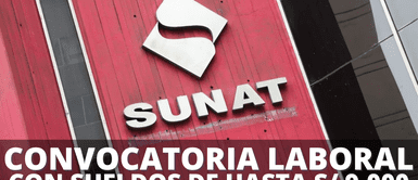 Sunat abrió una gran convocatoria laboral con sueldos de hasta S/ 9,000. ¿Buscas empleo? Sunat abrió una convocatoria laboral con sueldos de hasta S/ 9,000: postula AQUÍ