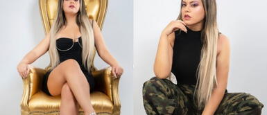 Flor Polo con overol Flor Polo da cátedra de estilo con un imponente look en denim inspirado en Jennifer López