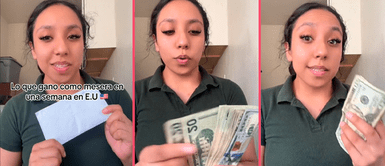 Joven deja en SHOCK a todo TikTok al revelar cuánto gana por semana como mesera en USA Joven deja en SHOCK a todo TikTok al revelar cuánto gana por semana como mesera en USA