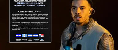 Rauw Alejandra, ex de Rosalía, cancela concierto en el país. Rauw Alejandro anuncia que su concierto en Perú se cancela