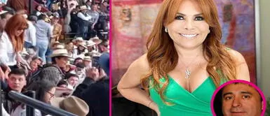 Magaly Medina y Alfredo Zambrano estuvieron en Cajabamba La reacción de la multitud al ver a Magaly Medina en una feria taurina