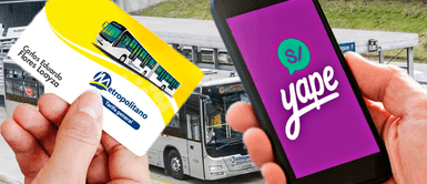 Metropolitano y Yape se unen: podrás recargar tu tarjetas de saldo a través del app bancario Metropolitano y Yape se unen: podrás recargar tu tarjeta de saldo a través del app bancario