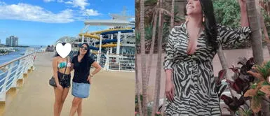 Tula Rodríguez y traje de baño Tula Rodríguez celebra los 15 años de su hija Valentina en lujoso crucero con imponente bañador