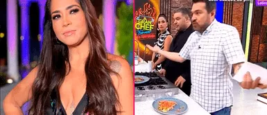 Giacomo Bocchio hizo pasar incomodo momento a Katia Palma Katia Palma protagonizó un tenso momento con Giacomo Bocchio: “Aprende a pronunciar mi apellido”