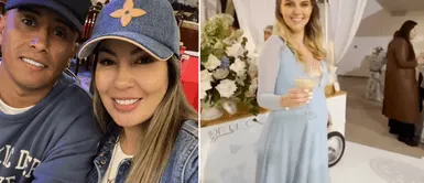 Christian Cueva en el baby shower de Brunella Horna. Christian Cueva aparece en baby shower de Brunella Horna y se vuelve viral