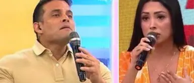 Christian Domínguez responde EN VIVO a Pamela Franco en medio de rumores de una ruptura. Christian Domínguez increpa a Pamela Franco en medio de rumores de una ruptura