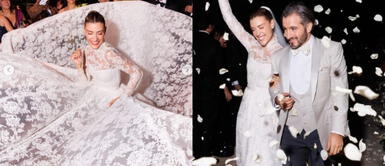 Michelle Salas vestido de novia Michelle Salas y el detalle inédito detrás de su majestuoso vestido de novia digno de la realeza