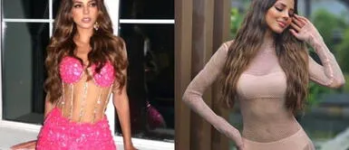 Luciana Fuster vestido entrevista Luciana Fuster impresiona al jurado del Miss Grand con arriesgado vestido semitransparente