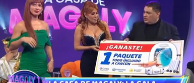 La Uchulú es la ganadora de "La Casa de Magaly" La uchulú ganó La Casa de Magaly y se va de viaje a Cancún, con pasaje doble