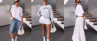 Luana Barrón looks Luana Barrón enseña cómo armar 3 looks trendy para brillar en esta primavera