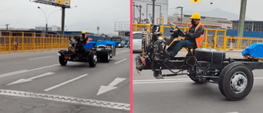 Hombre deja en shock a todo TikTok tras conducir inmenso tractor sin carrocería Hombre deja en shock a todo TikTok tras conducir inmenso tractor sin carrocería: "Carcasa invisible"