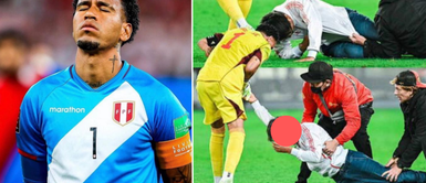 Pedro Gallese botó celular de hincha después del partido. ¿Pedro Gallese podría ir a prisión por lanzar celular de hincha? Abogado Julio Rodríguez responde