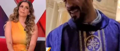 El video de YouTube se volvió viral rápidamente. Conductora de Telemundo quedó cautivada con atractivo de un cura de Ica