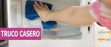Los trucos caseros son los más buscados entre los cibernautas Limpiar tu microondas por dentro con un solo producto de casa: el truco definitivo