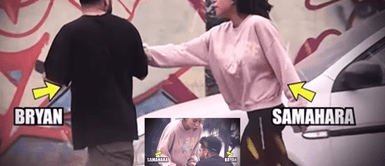 Samahara Lobatón y Bryan Torres protagonizan terrible discusión Samahara Lobatón y Bryan Torres protagonizan violenta discusión en medio de la calle