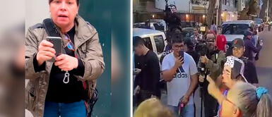 Cantan himno nacional en idioma ‘perro’ frente a casa de mujer que atacó a Andrés Wiese Cantan himno nacional en idioma ‘perro’ frente a casa de mujer que atacó a Andrés Wiese