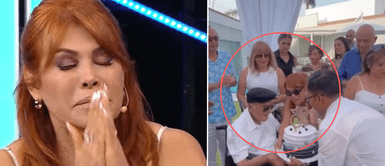Magaly Medina y su mensaje a su padre. Magaly Medina rompe en llanto tras recordar a su padre fallecido: "Lo besé"