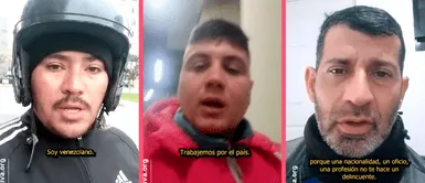 Venezolanos se unen para clamar solución al conflicto de La Victoria: "Soy trabajador, no delincuente" Venezolanos se unen para clamar solución al conflicto de La Victoria: "Soy trabajador, no delincuente"